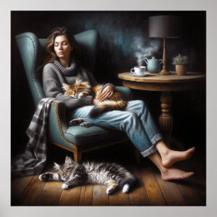 Purrfect Brew Poster