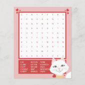 Purrfect Cat Kinder Valentijnsdag Kaart (Achterkant)