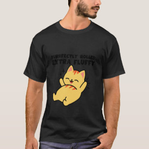 Purrfect Gerolde Extra Fluffy Kat Trillingen T-shirt