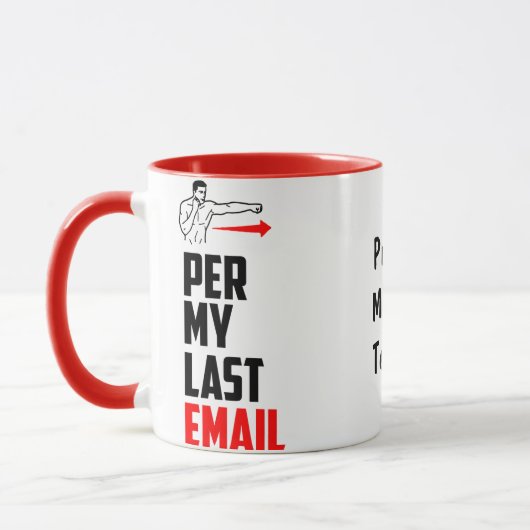 Purrfect Morning - Par My Dernier Email Mug (Gauche)