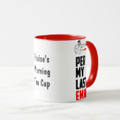 Purrfect Morning - Par My Dernier Email Mug (Devant droit)