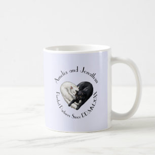 "Purrfect Partners" la tasse d'anniversaire