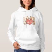 Purrfect Samen Knuffelkatten Hoodie (Voorkant)