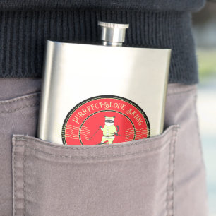 Purrfect-Slope Skiën met Santa Claw Flask Flacon