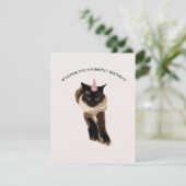 Purrfect verjaardag Kaart (Staand voorkant)