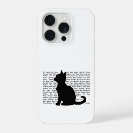 Purrfecte Kattenliefhebber Cadeau iPhone 15 Pro Hoesje