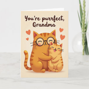 Purrfecte Oma Liefde Kaart