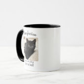 Purrfection  Is a Cat Personalised Mug (Devant gauche)