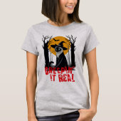 Purrfectly Creepin' It Real T-shirt (Voorkant)