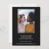 “Purrfectly Yours: A Rainbow Love Story RSVP Card Save The Date (Achterkant)