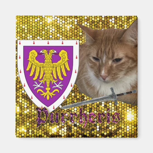 Purrheris magnet magneet (Voorkant)