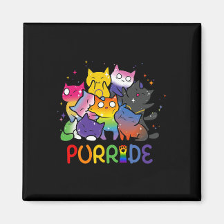 Purride Cat Pride Ally LHBT Rainbow Dierenvrienden Magneet