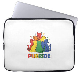 Purride Regenw Katzen Vintage Vector Design_1 Laptop Sleeve