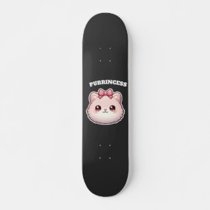 Purrincess Mooie Roze Kitty Strik Design Skateboard