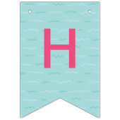 PurrMaid Sirène Kitty Anniversaire Drapeaux de Bun (Deuxième drapeau)