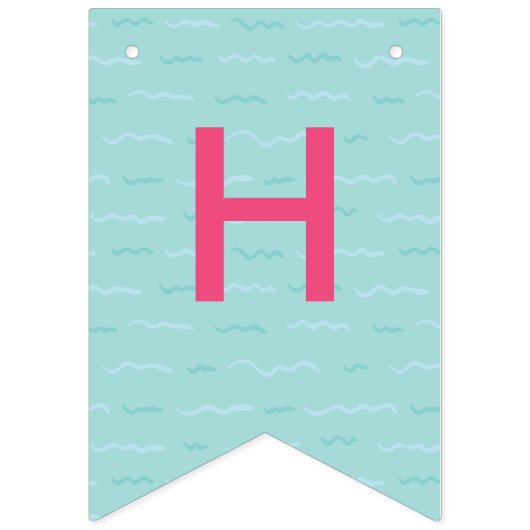 PurrMaid Sirène Kitty Anniversaire Drapeaux de Bun (Deuxième drapeau)