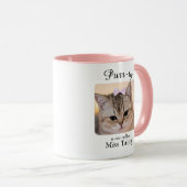Purrty Cat Personalised Mug (Devant droit)