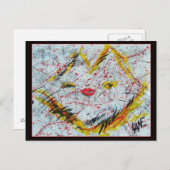 Purrz ma carte postale logo de galerie (Devant / Derrière)