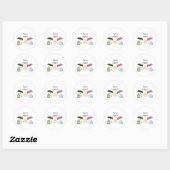 Purse Addict Ronde Sticker (Vel)