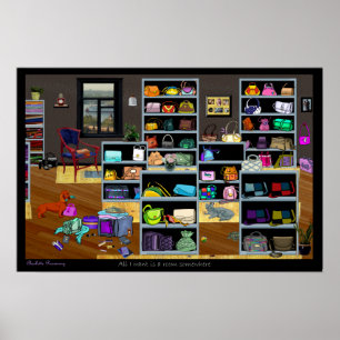 Purses Room 22.5 X 15 Poster