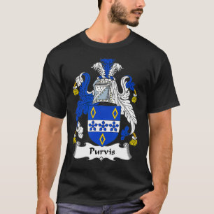 Purvis Coat of Arms Family Crest T-shirt