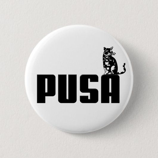 Pusa Ronde Button 5,7 Cm (Voorkant)