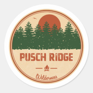 Pusch Ridge Wilderness Arizona Ronde Sticker