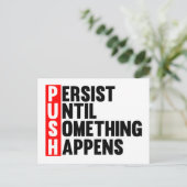 PUSH BRIEFKAART (Staand voorkant)