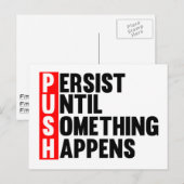 PUSH BRIEFKAART (Voorkant / Achterkant)