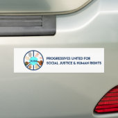 PUSH Bumpersticker (Op auto)