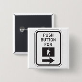 Push Button voor lopen voetganger kruising teken (Voorkant /achterkant)