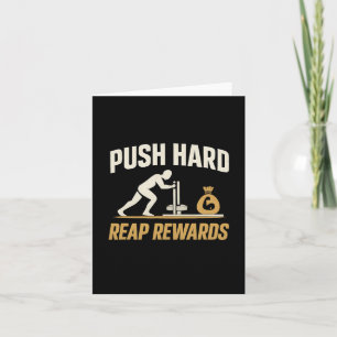 Push Hard Reap Rewards Gym Workout Bodybuilding Ar Kaart