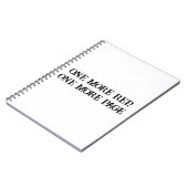 Push Harder - Motivational Gym & Grind Carnet (Côté gauche)