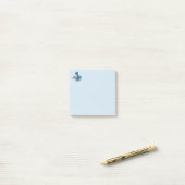 Push Pin Blue Post-it® Notes (Op bureau)