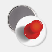 Push Pin Magnet Magneet (Voorkant / Achterkant)