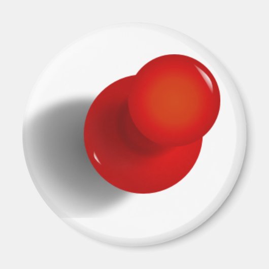 Push Pin Magnet Magneet (Voorkant)