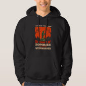 Push You In Zombies To Save My Weimaraner Dog Hoodie (Voorkant)