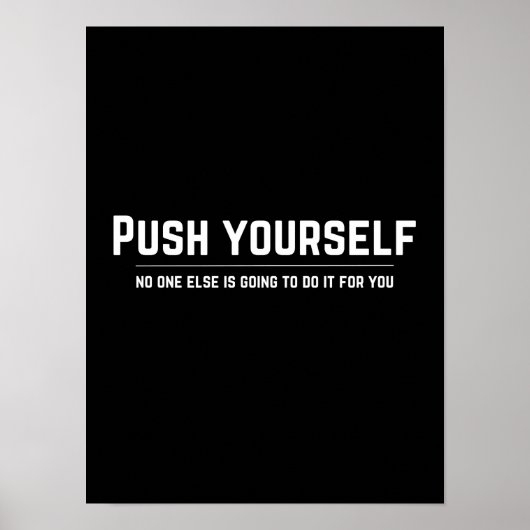 Push-you - Poster Motivational (Devant)