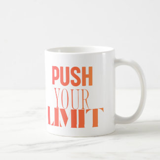 Push Your Limit – Motivational Mug Koffiemok