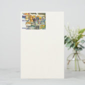 Pushcart Paradise Briefpapier (Staand voorkant)