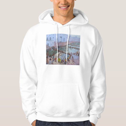 Pushkar ghats Rajasthan Hoodie (Voorkant)