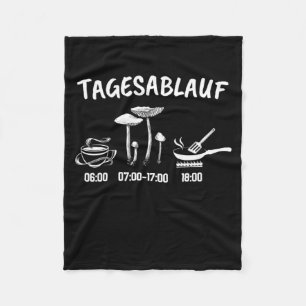 Pushroom Collector Timtable Fleece Deken