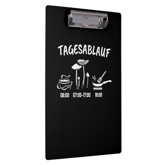 Pushroom Collector Timtable Klembord (Rechts)