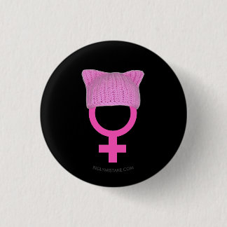 Pussy Pet Womens Power Ronde Button 3,2 Cm