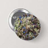 PUSSY WILLOW RONDE BUTTON 5,7 CM (Voorkant /achterkant)