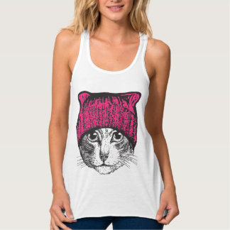 Pussyhat Protest Shirt - Pussycat Roze Pet voor vr