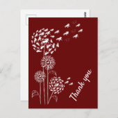 Pusteblume avec corbeilles   Carte postale (Devant / Derrière)