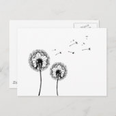 Pusteblume Briefkaart (Voorkant / Achterkant)