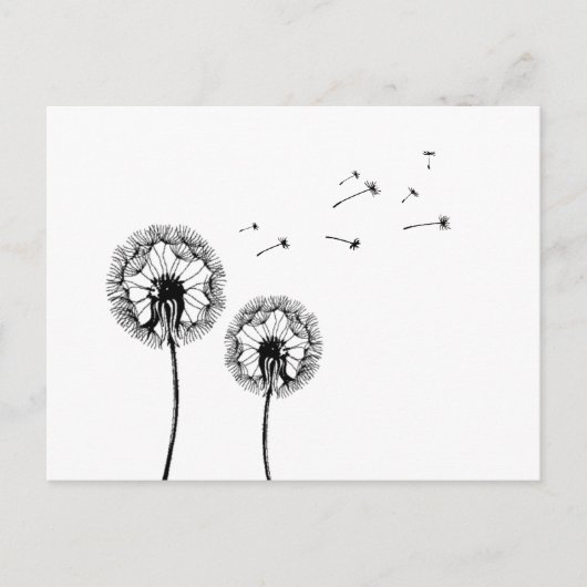 Pusteblume Briefkaart (Voorkant)