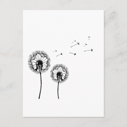 Pusteblume Briefkaart (Voorkant)